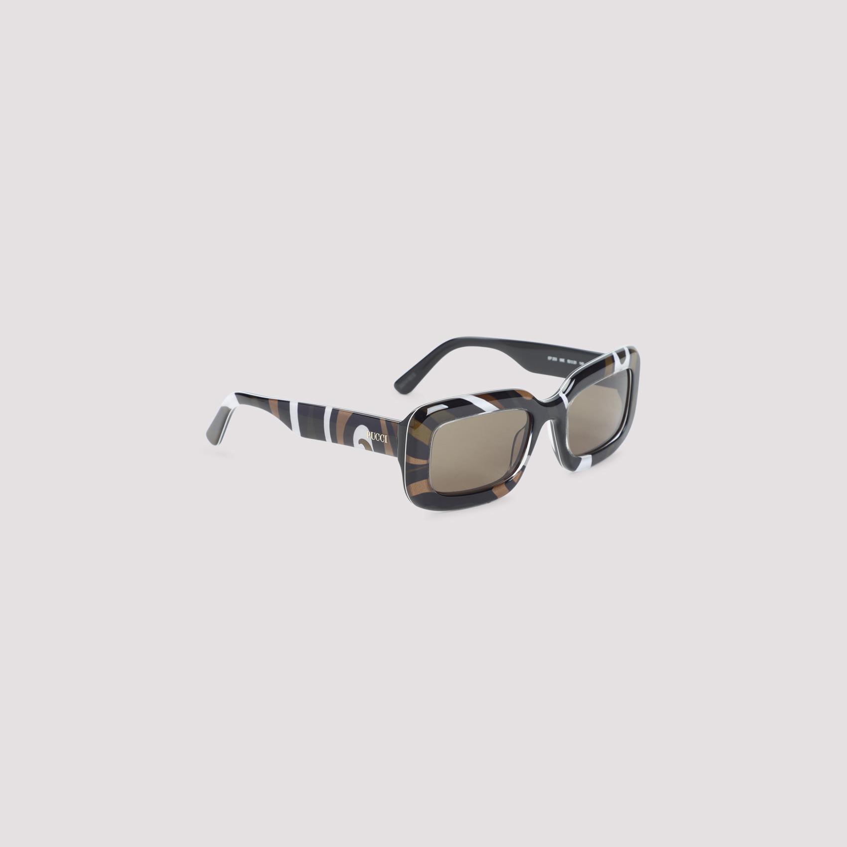 pucci eyewear acetate sunglasses brown glasses - women