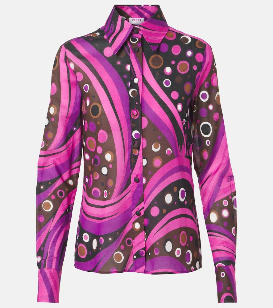 pucci fontane cotton muslin shirt