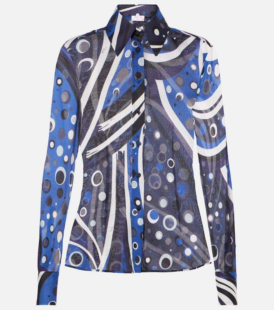 pucci fontane cotton muslin shirt