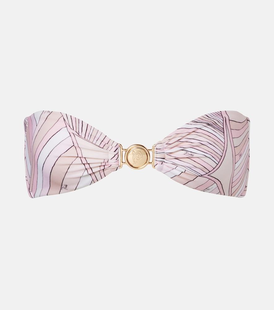 pucci iride bandeau bikini top