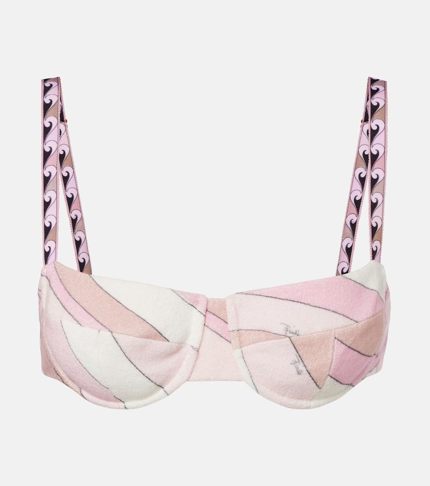 pucci iride bikini top