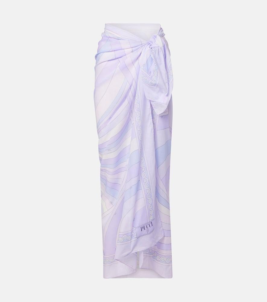 pucci iride cotton beach cover