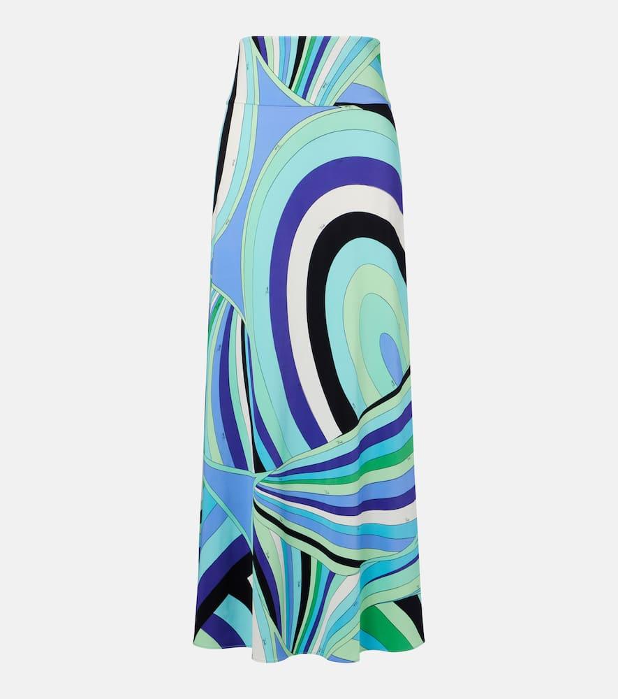 pucci iride maxi skirt