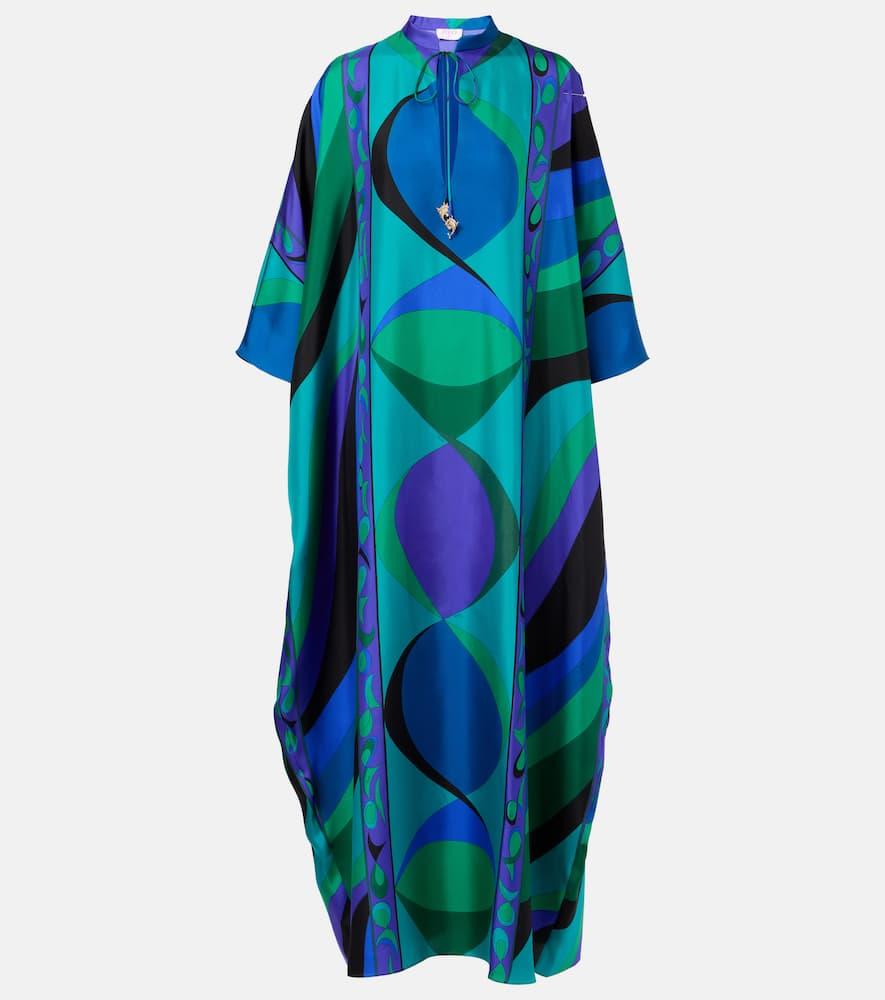 pucci iride silk kaftan