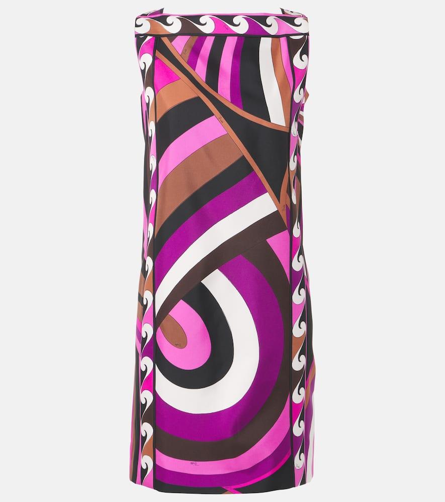 pucci iride silk twill minidress