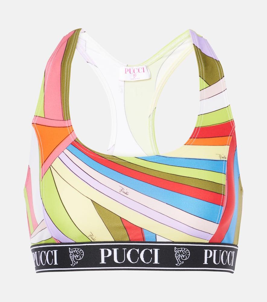 pucci iride sports bra