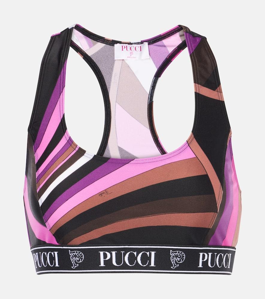 pucci iride sports bra