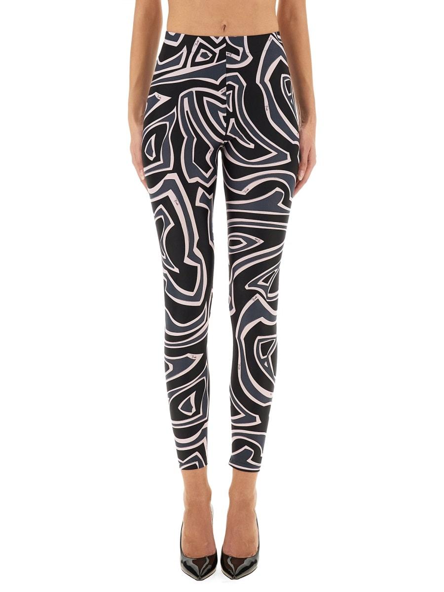 pucci labyrinth print leggings