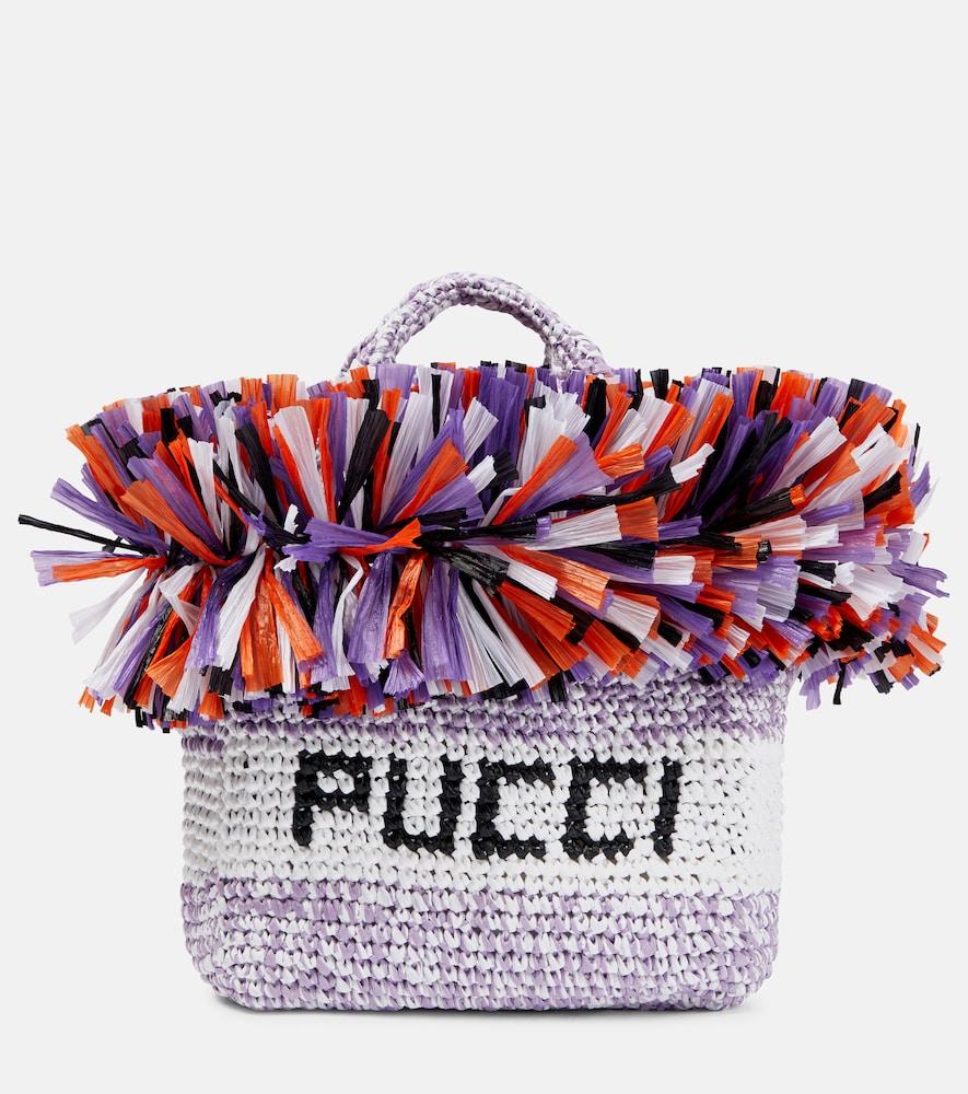 pucci logo small raffia