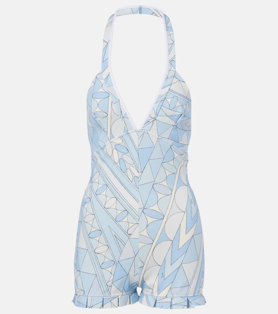 pucci manuba halterneck jersey romper