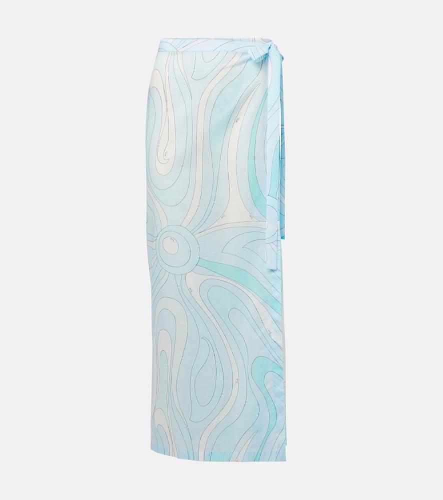 pucci marmo cotton muslin beach cover