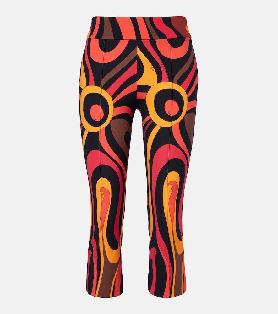 pucci marmo jersey capri pants