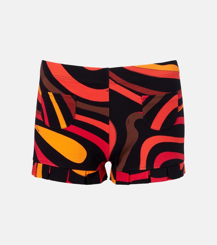 pucci marmo jersey shorts