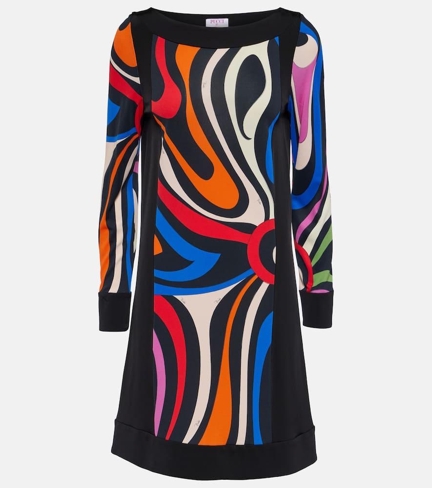 pucci marmo printed shift dress