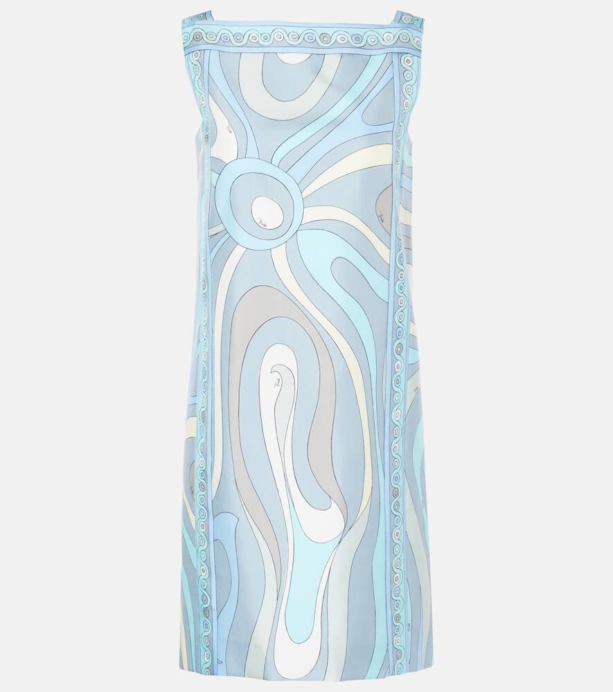 pucci marmo silk twill minidress
