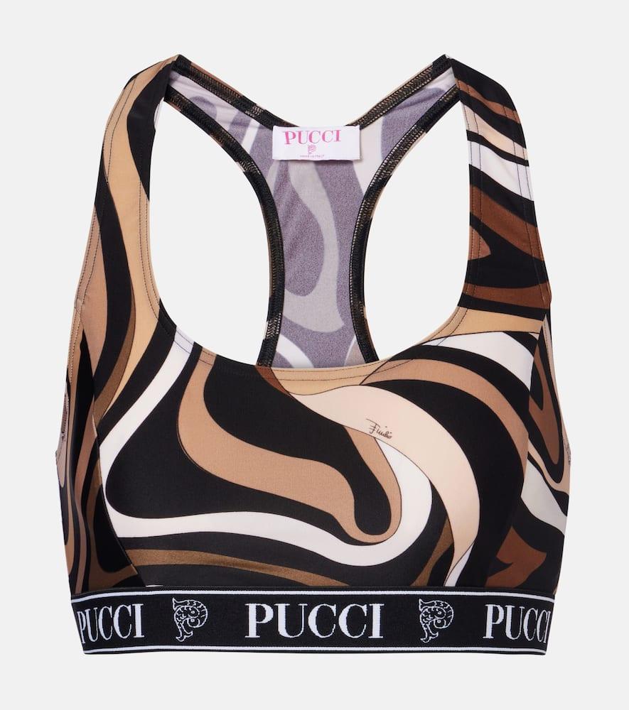 pucci marmo sports bra