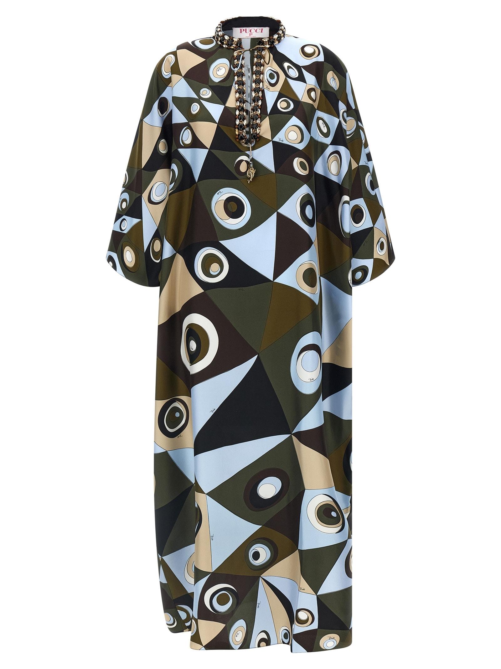 pucci occhi caftan dress
