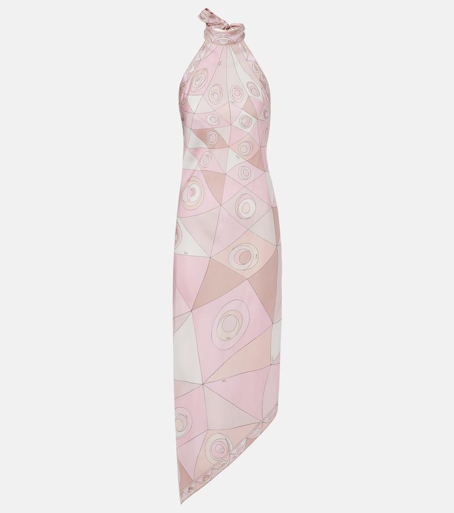 pucci occhi silk twill maxi dress