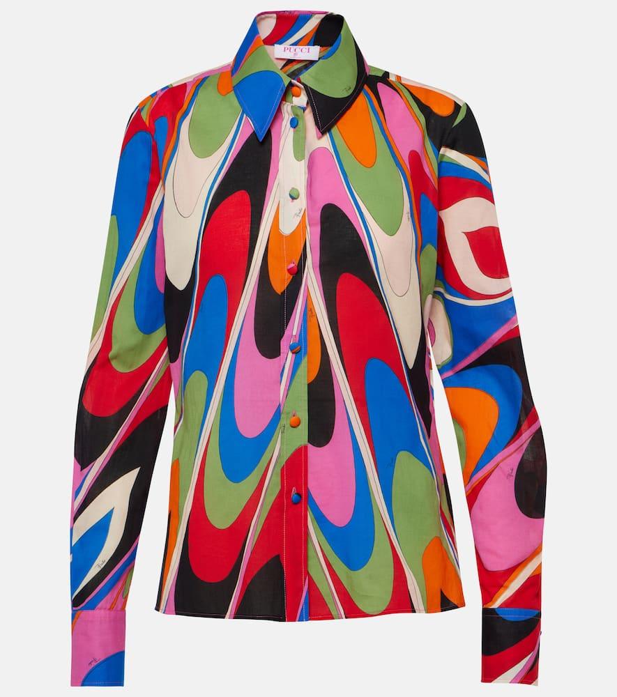 pucci onde cotton shirt