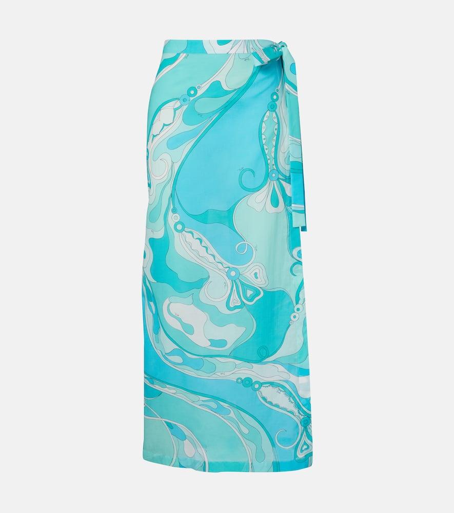 pucci orchidee cotton beach cover