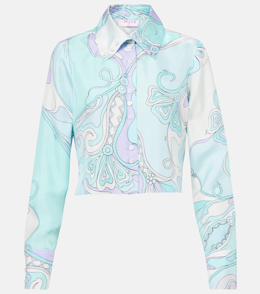 pucci orchidee silk shirt