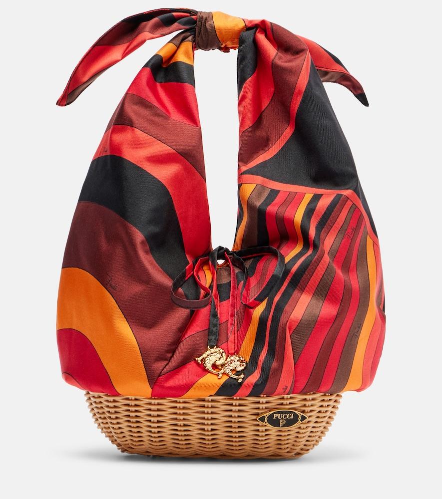 pucci picnic iride silk top