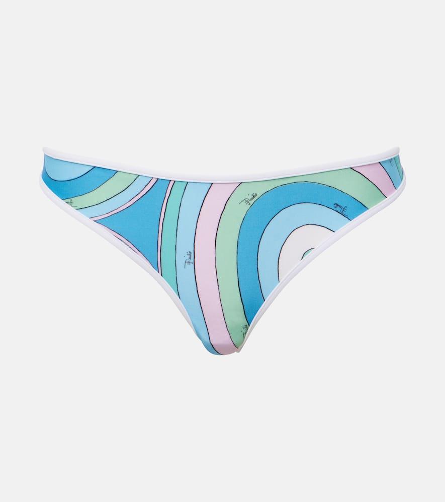 pucci printed bikini bottoms