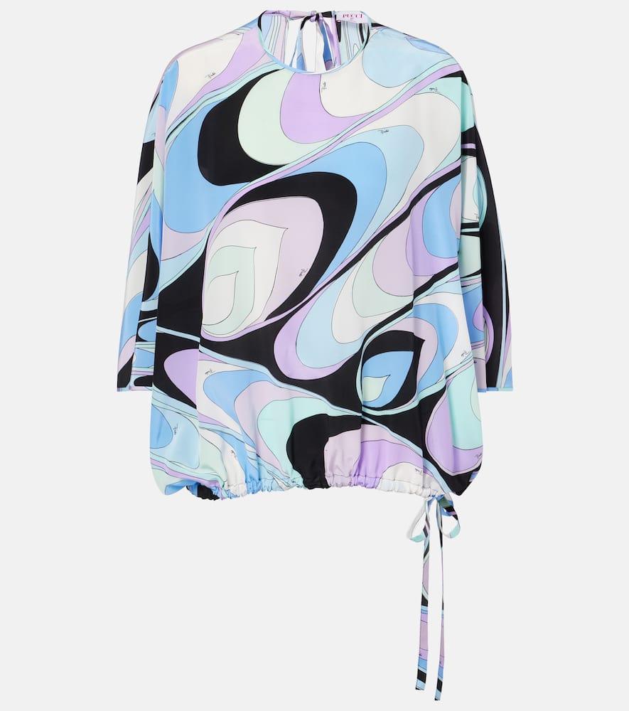 pucci printed blouse