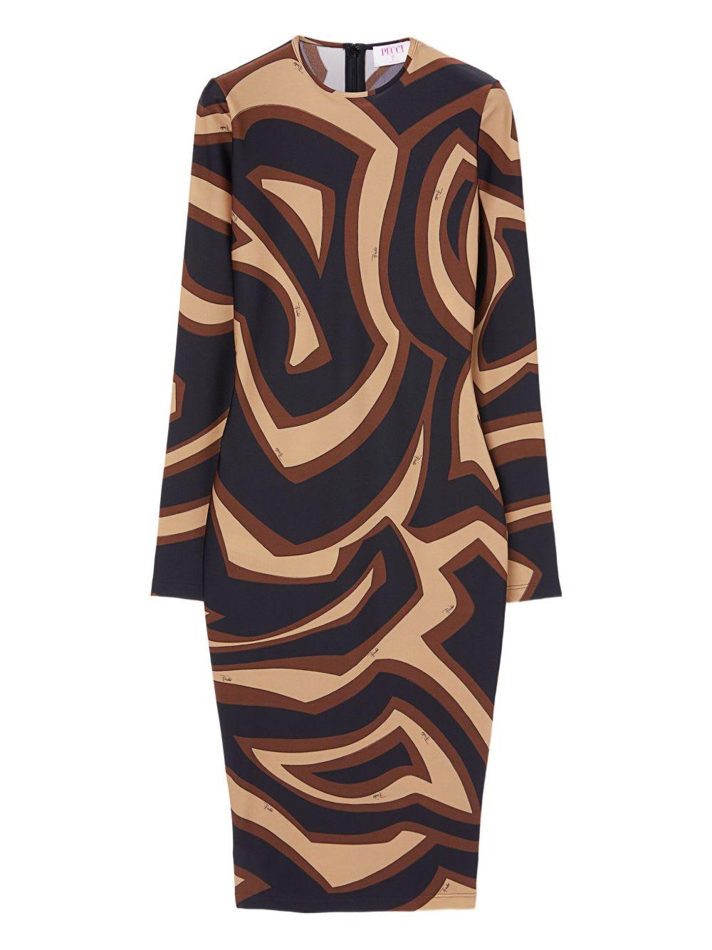 pucci printed short dress