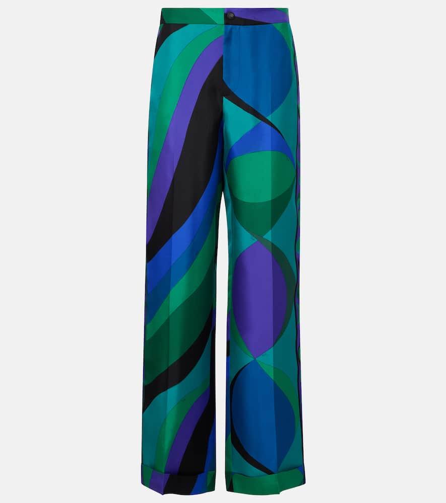 pucci printed silk wide