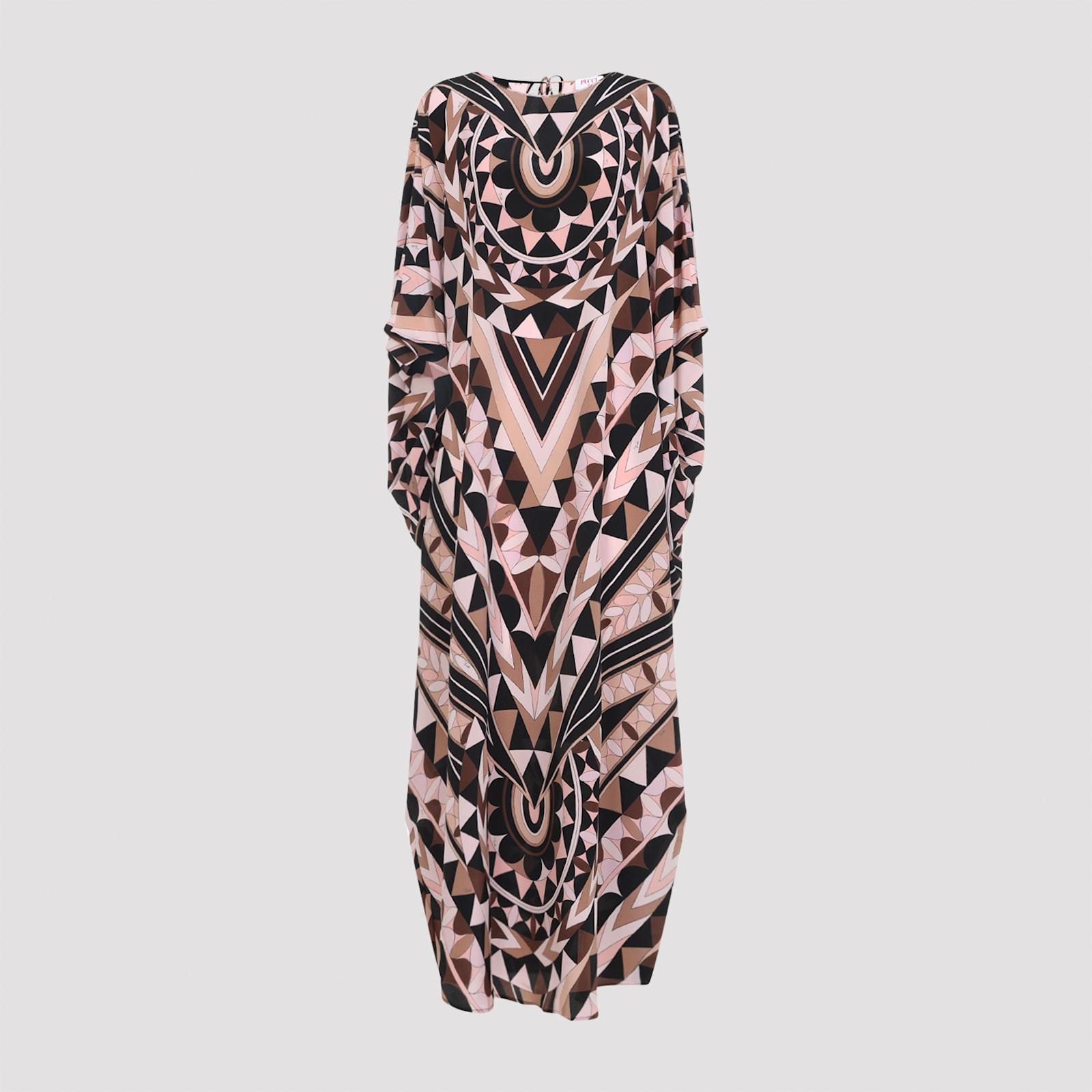 pucci silk long dress