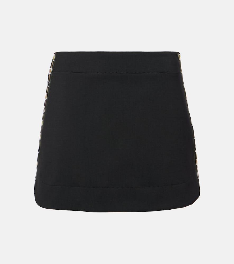 pucci silk miniskirt