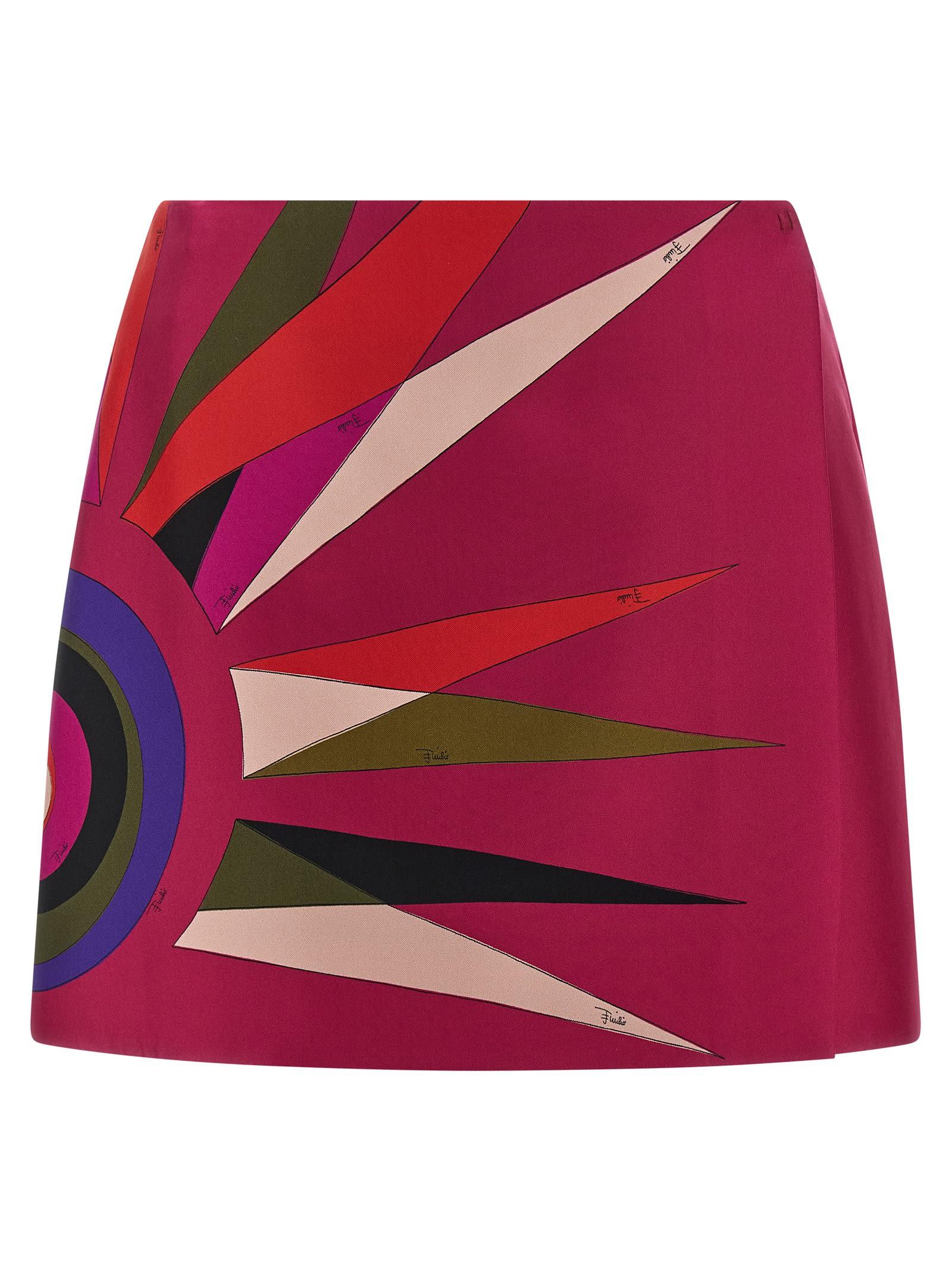 pucci silk skirt