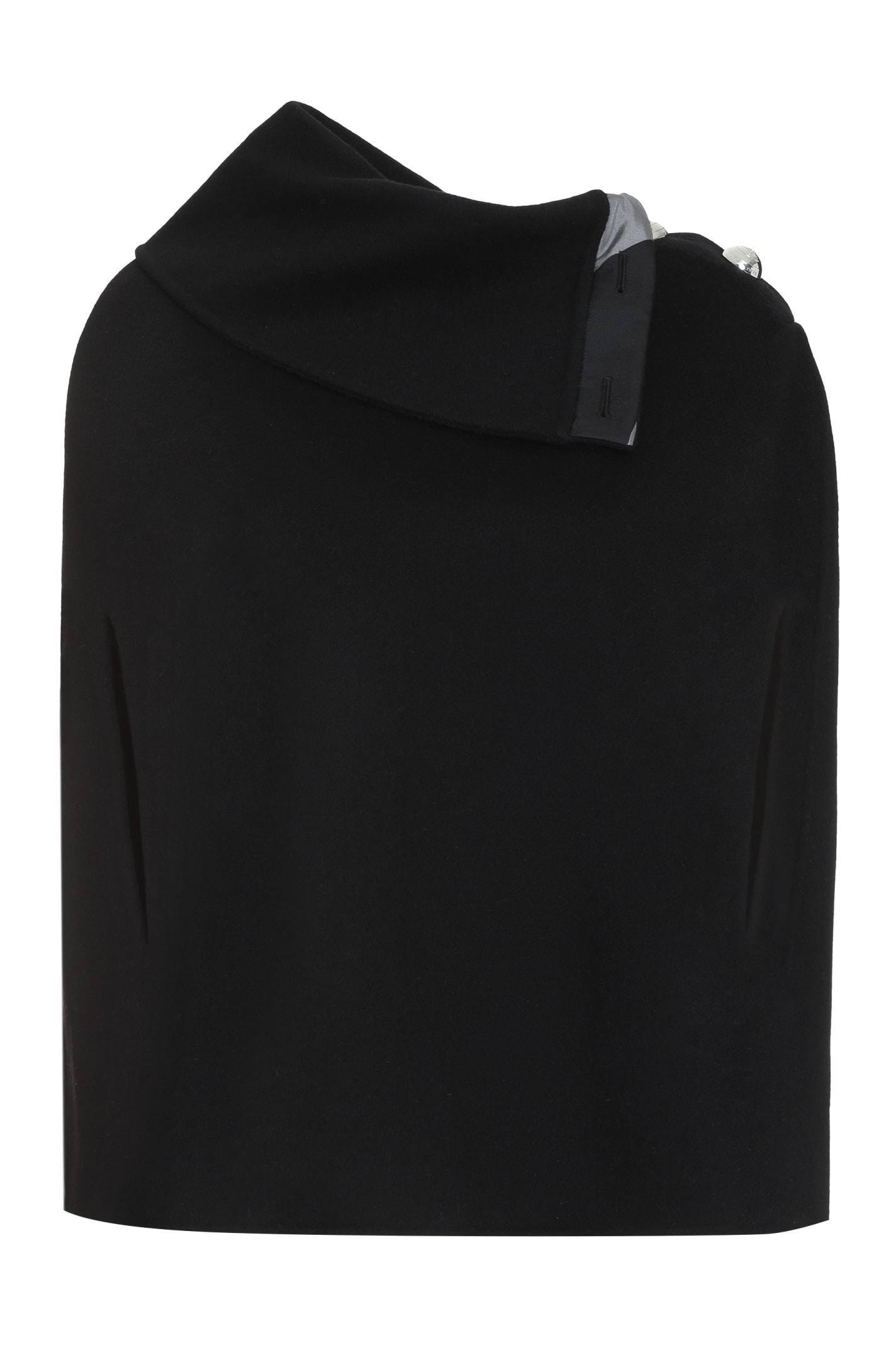 pucci virgin wool cape