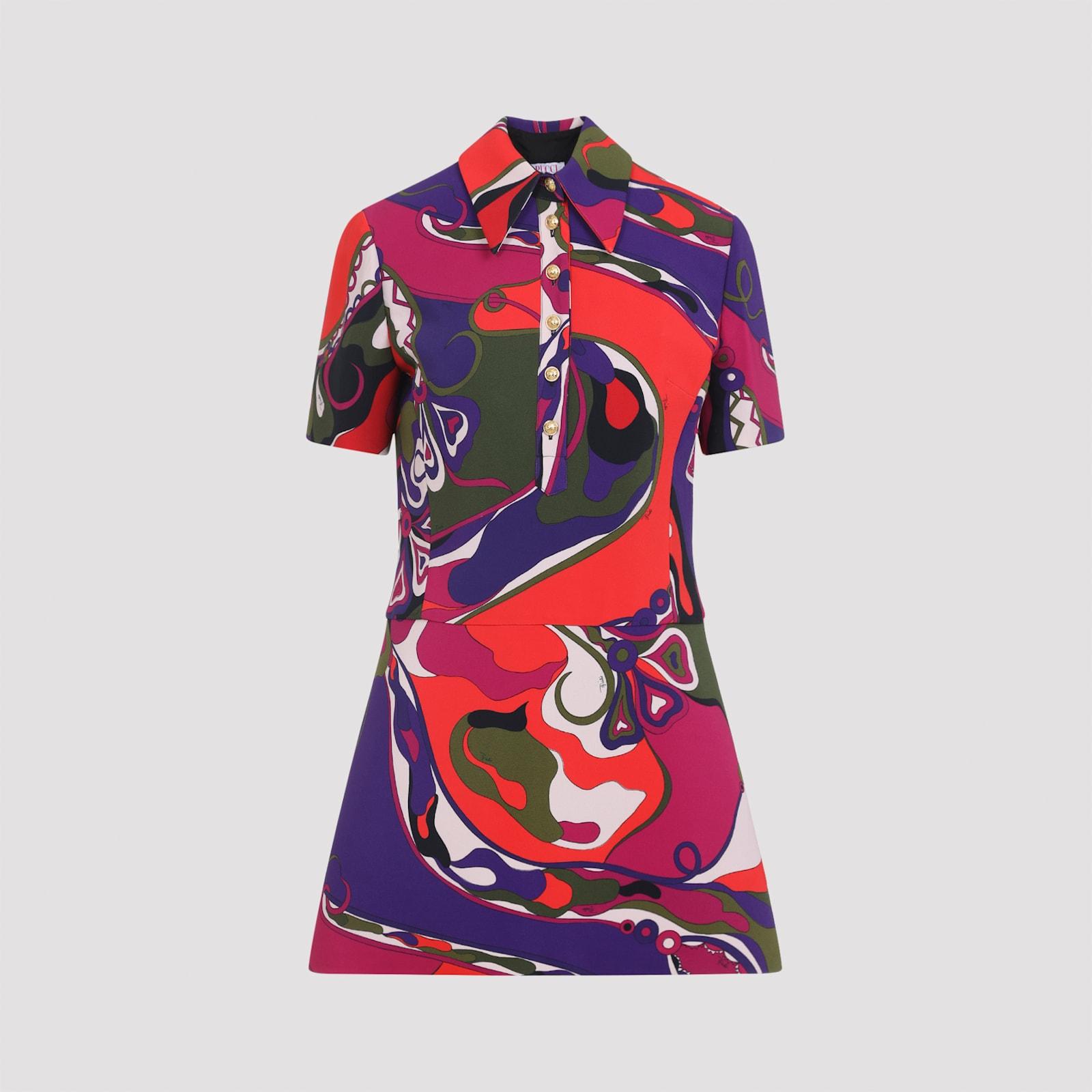 pucci viscose mini dress