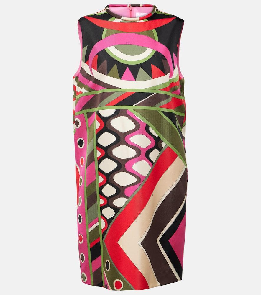 pucci vivara silk twill minidress