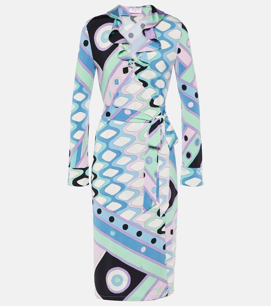 pucci vivara wrap dress
