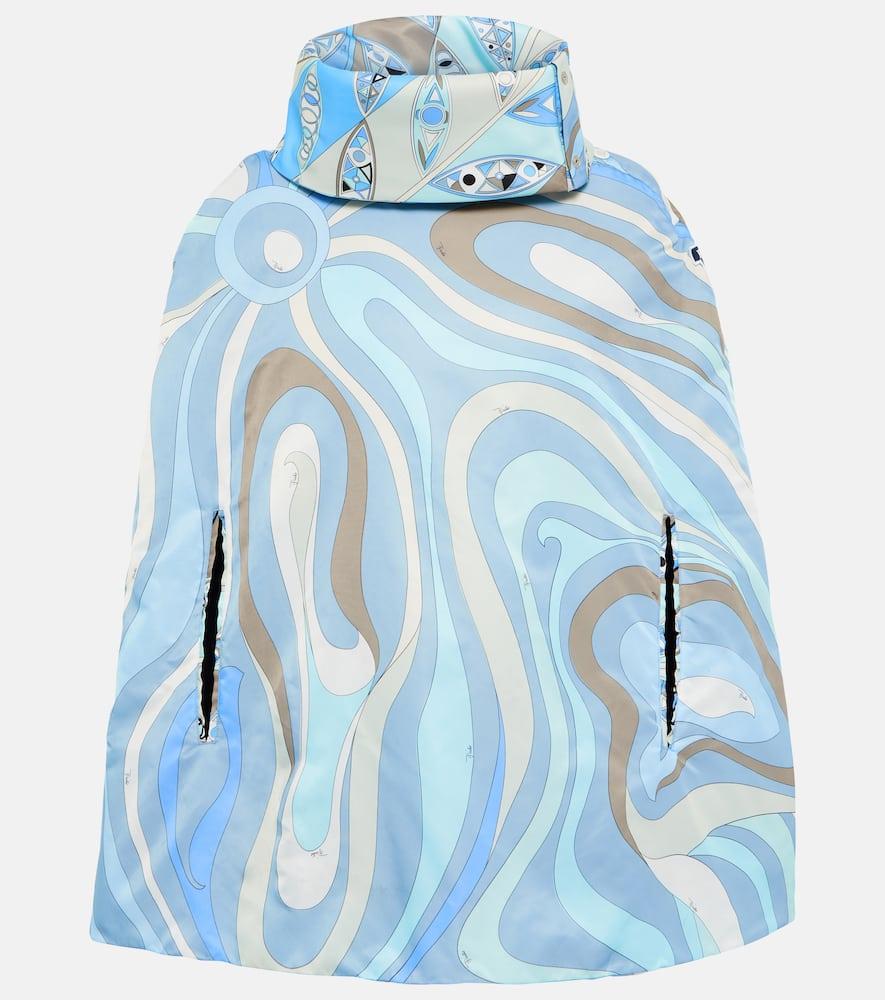 pucci x fusalp marmo poncho