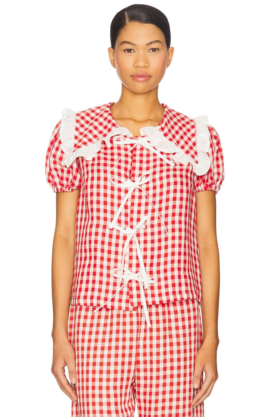 puff linen lounge shirt