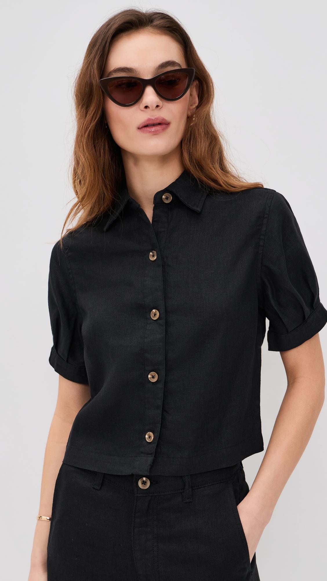 puff sleeve montauk shirt