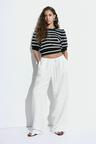 puff-sleeved top