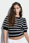 puff-sleeved top