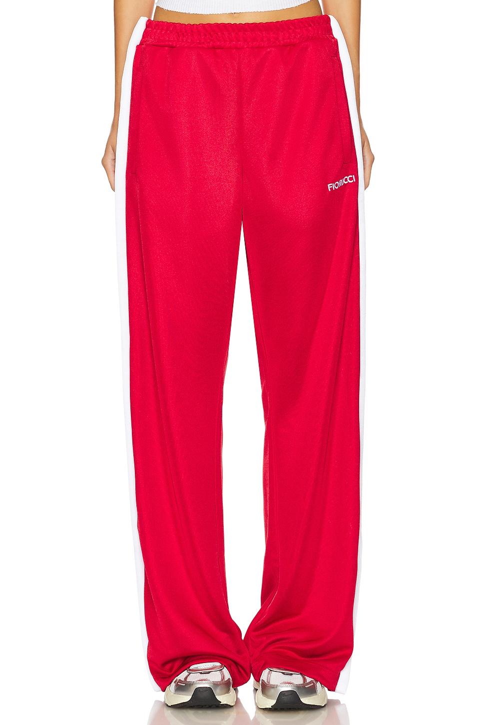 puffy piping track trousers