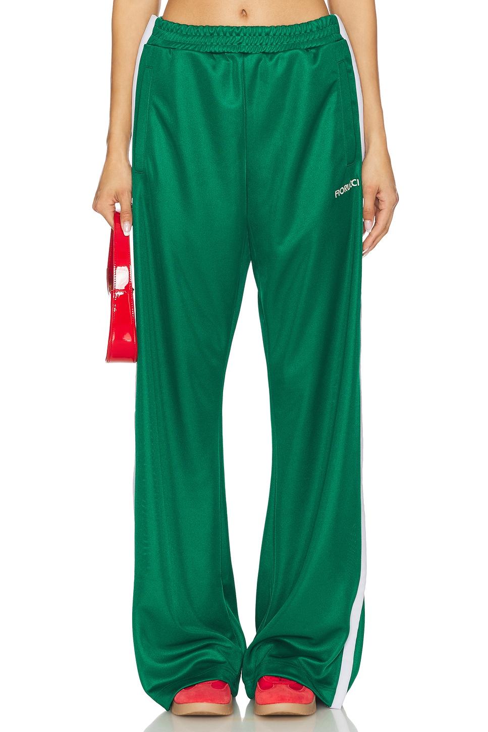 puffy piping track trousers