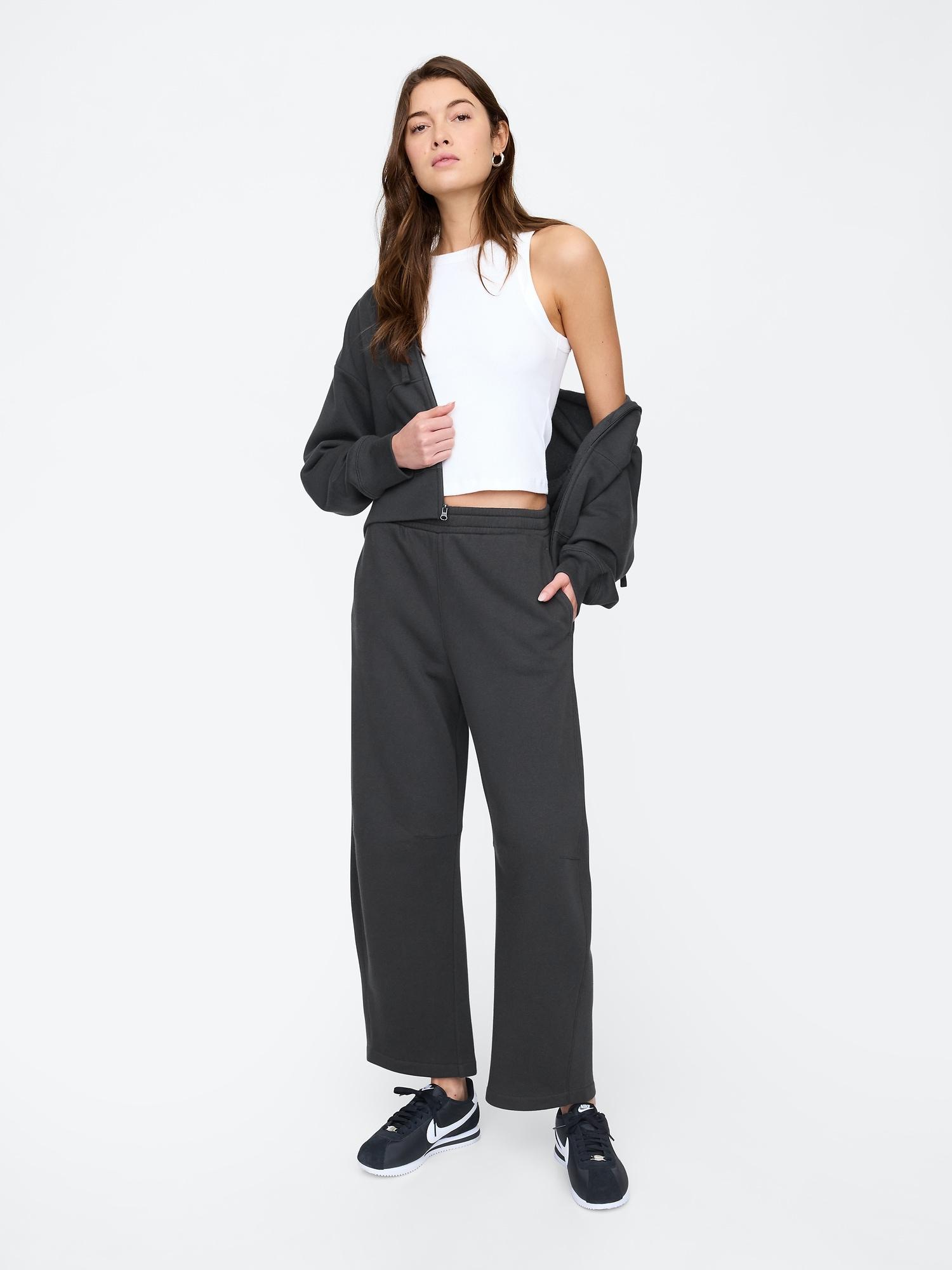 pull-on barrel sweatpants