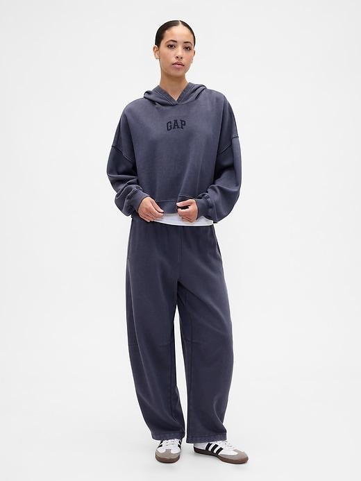 pull-on barrel sweatpants