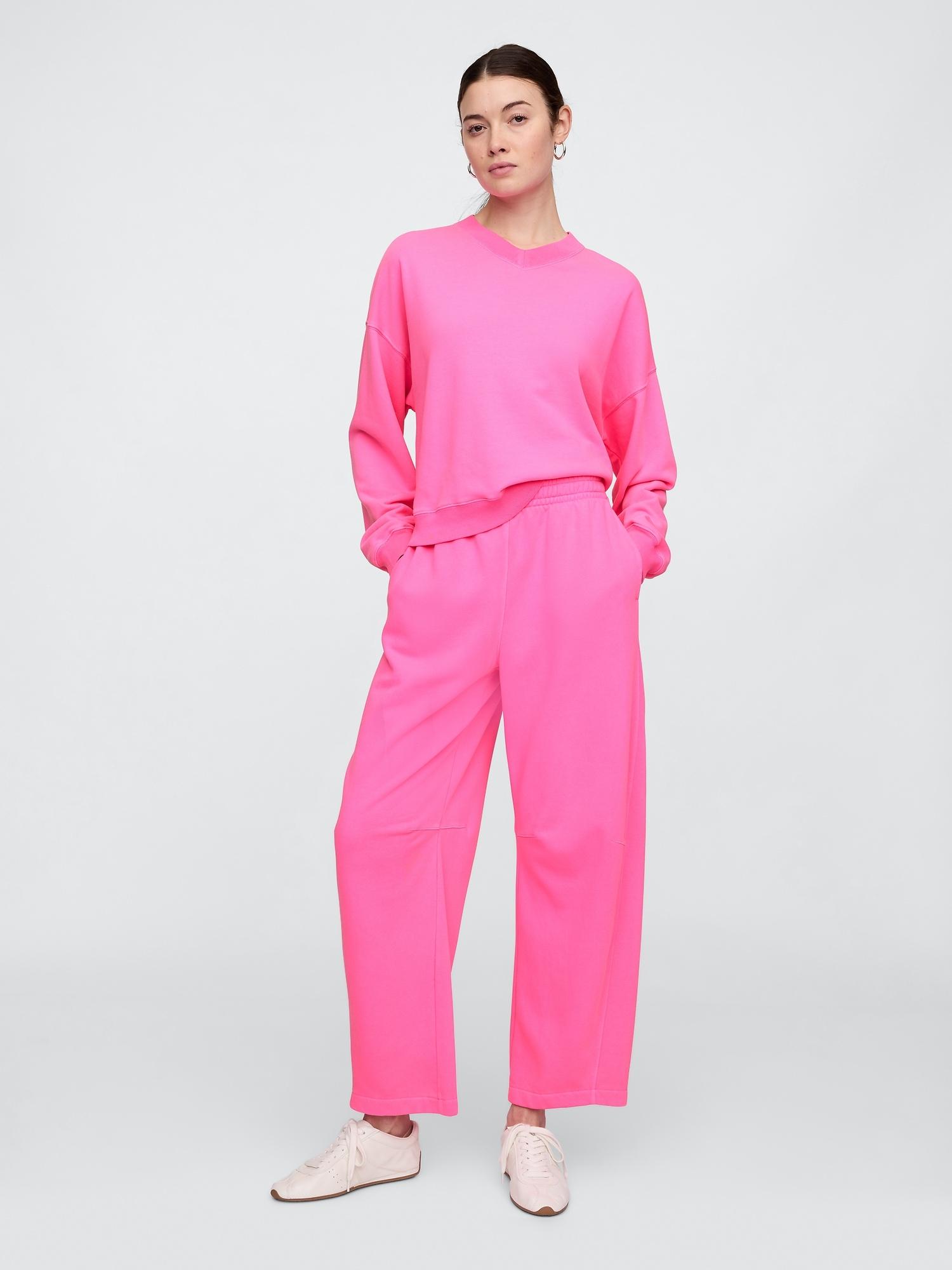 pull-on barrel sweatpants