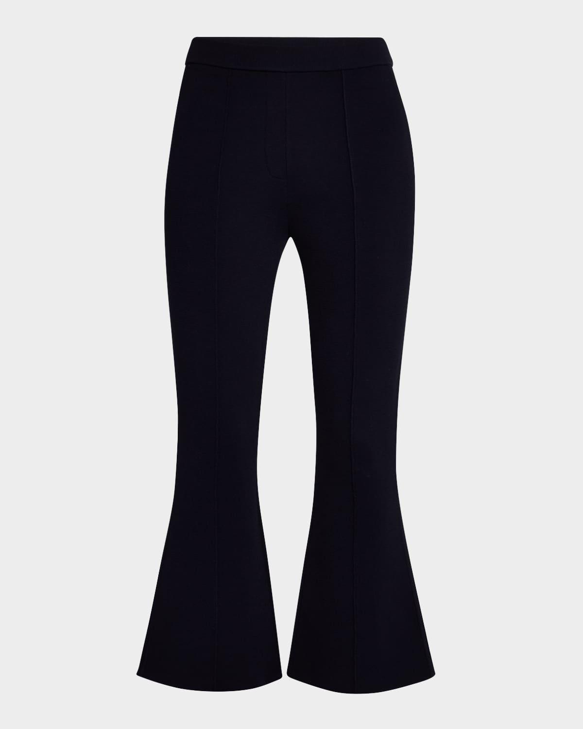 pull-on crop kick-flare pants