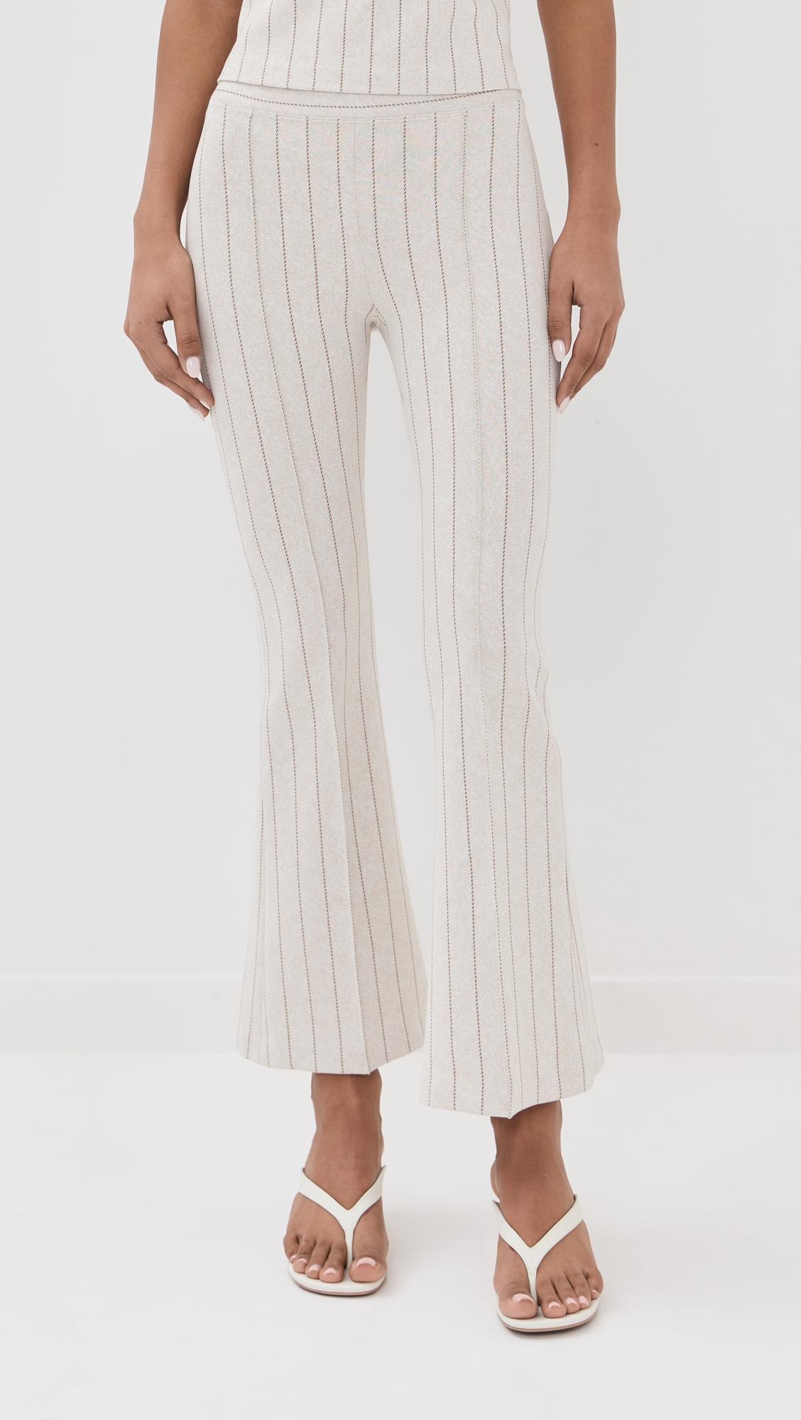 pull on cropped flare pants