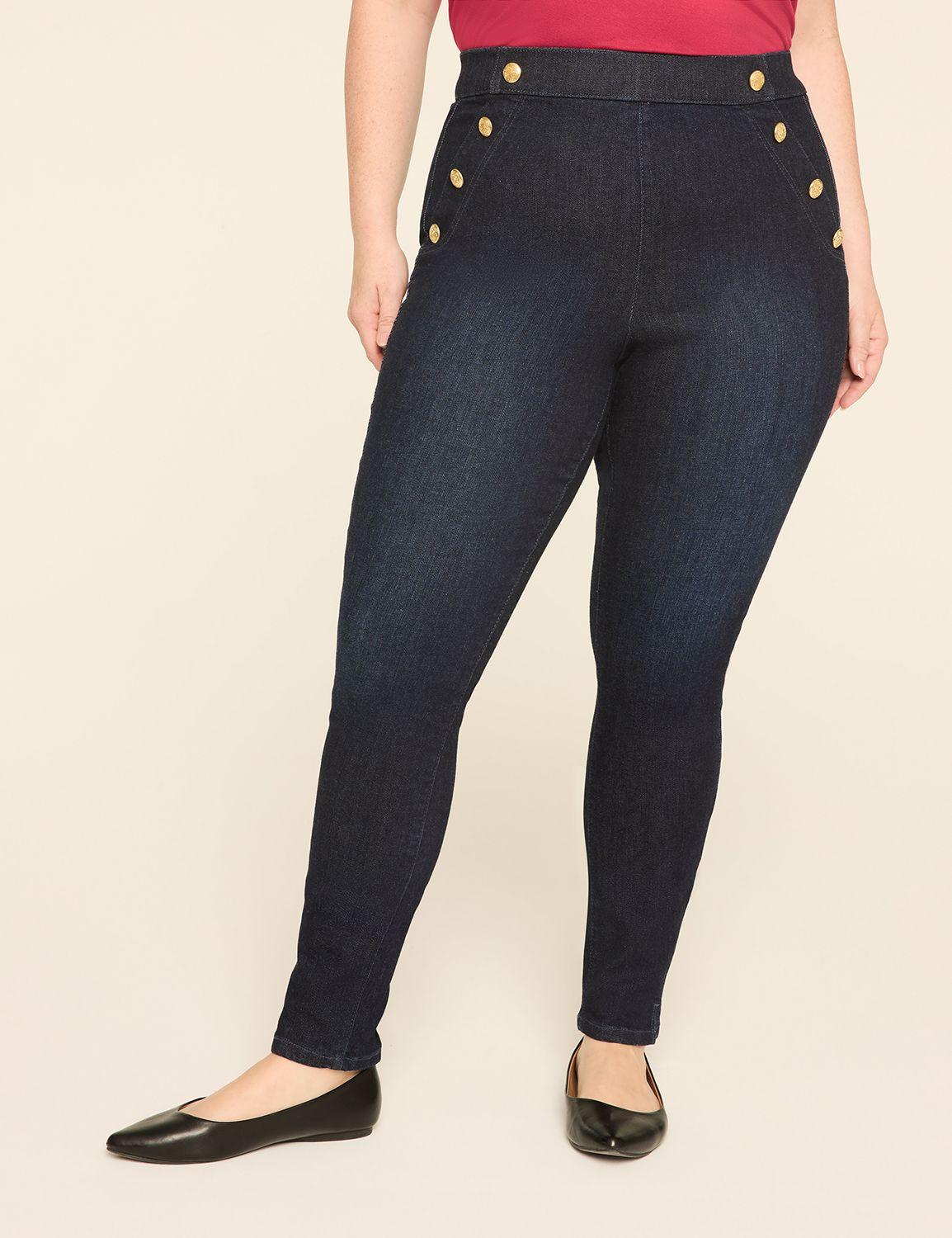 pull-on high-rise sailor jegging